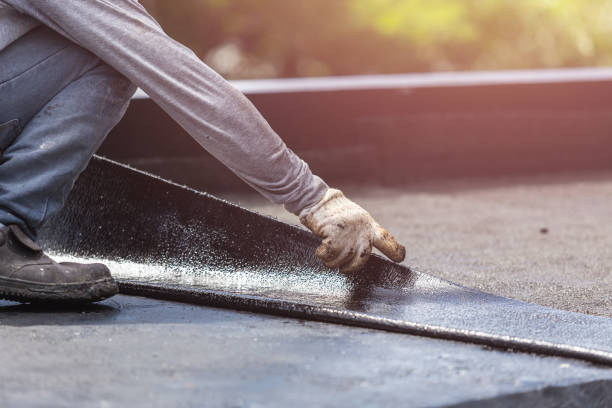 Professional Interior Drainage System technician working in Breckenridge, MI
